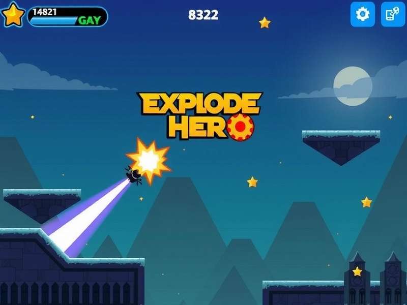 Explode Hero in Action Explode Hero Gameplay Screenshot